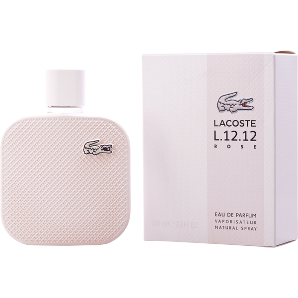 Lacoste Eau De Rose Women Perfume Bottle & Packaging
