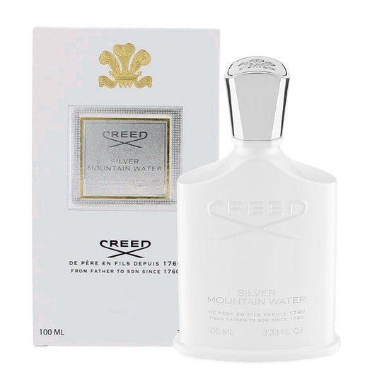 Creed Silver Mountain Water Men Perfume Bottle & Packaging