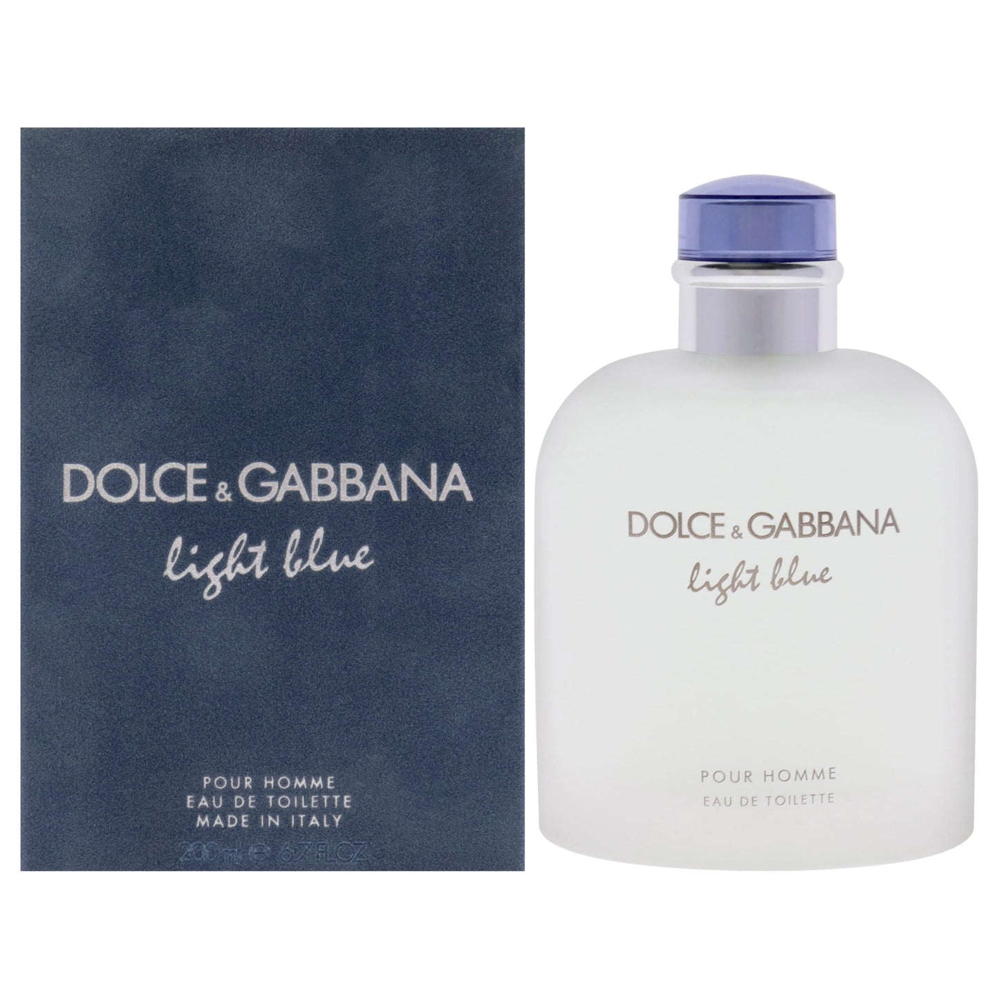 Dolce Gabbana Light Blue Men Perfume Bottle & Packaging