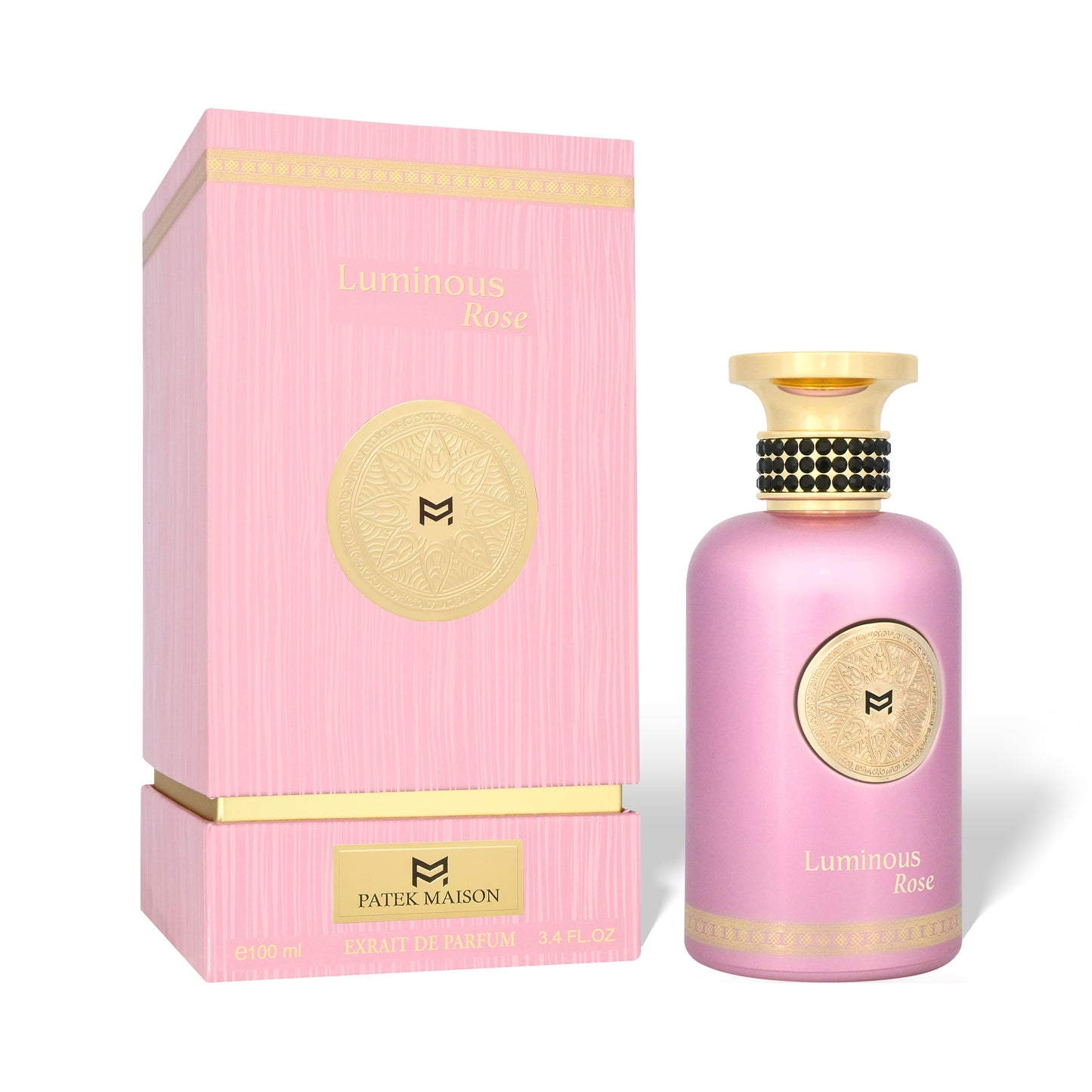 Patek Maison Luminous Rose Women Perfume Bottle & Packaging