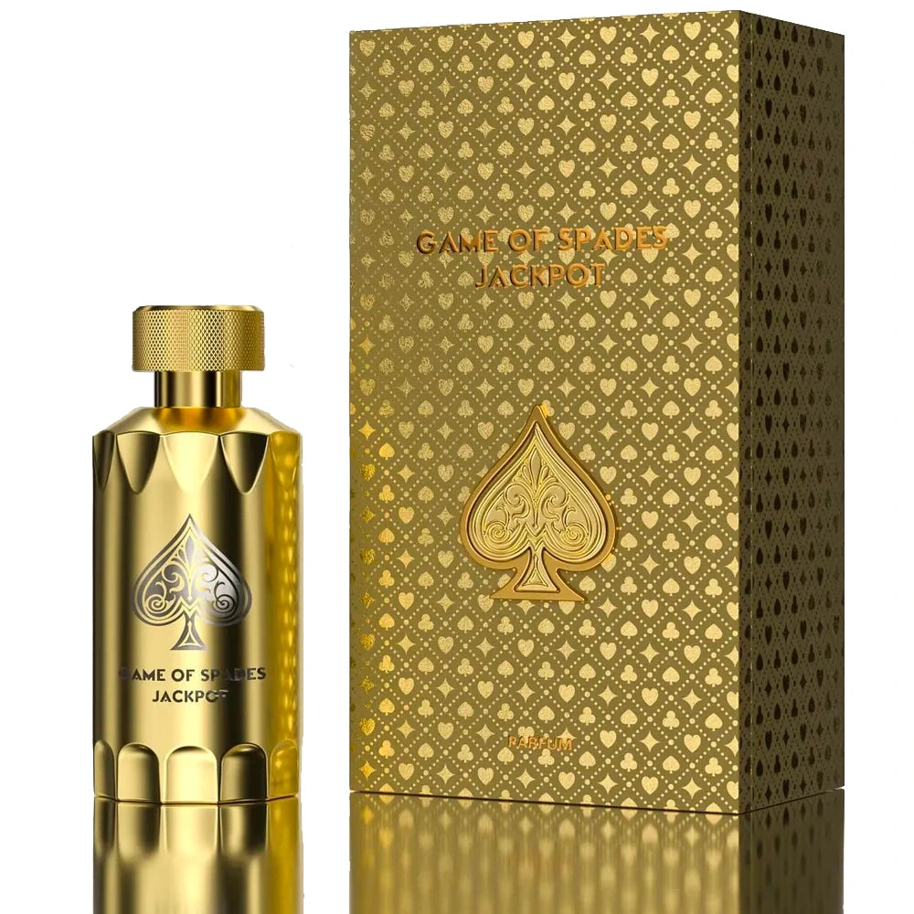 Game Of Spades Jackpot Unisex Perfume Bottle & Packaging