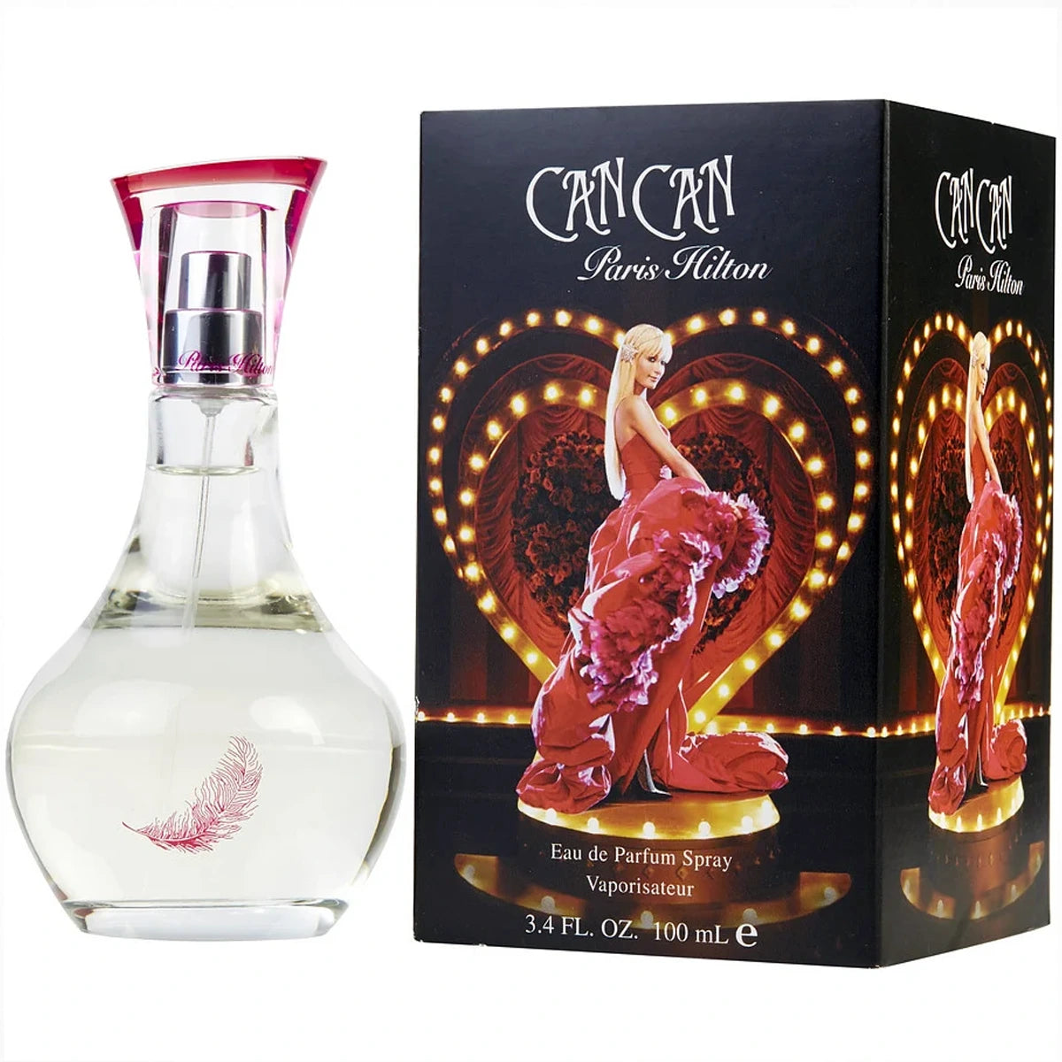 Paris Hilton Can Can Women Perfume Bottle & Packaging