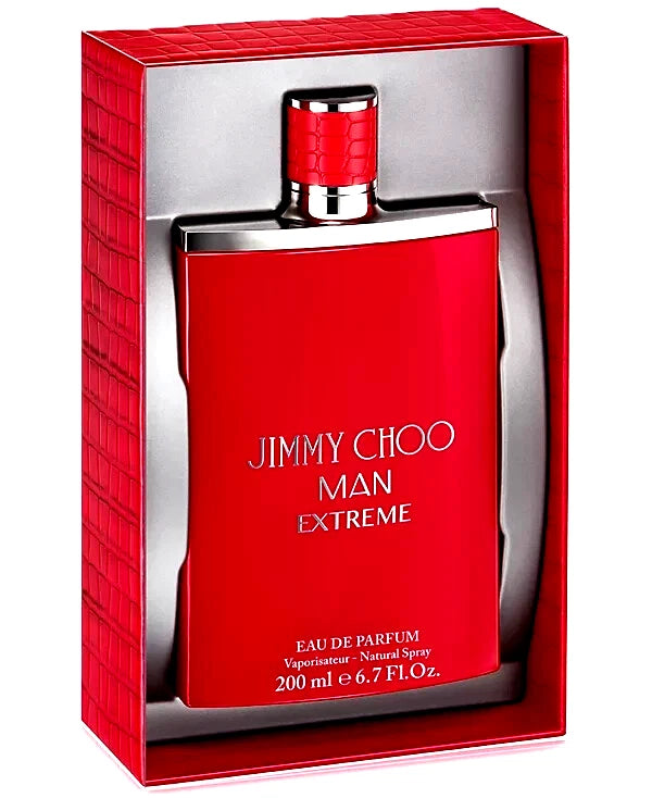 Jimmy Choo Man Extreme Red Men Perfume Bottle & Packaging