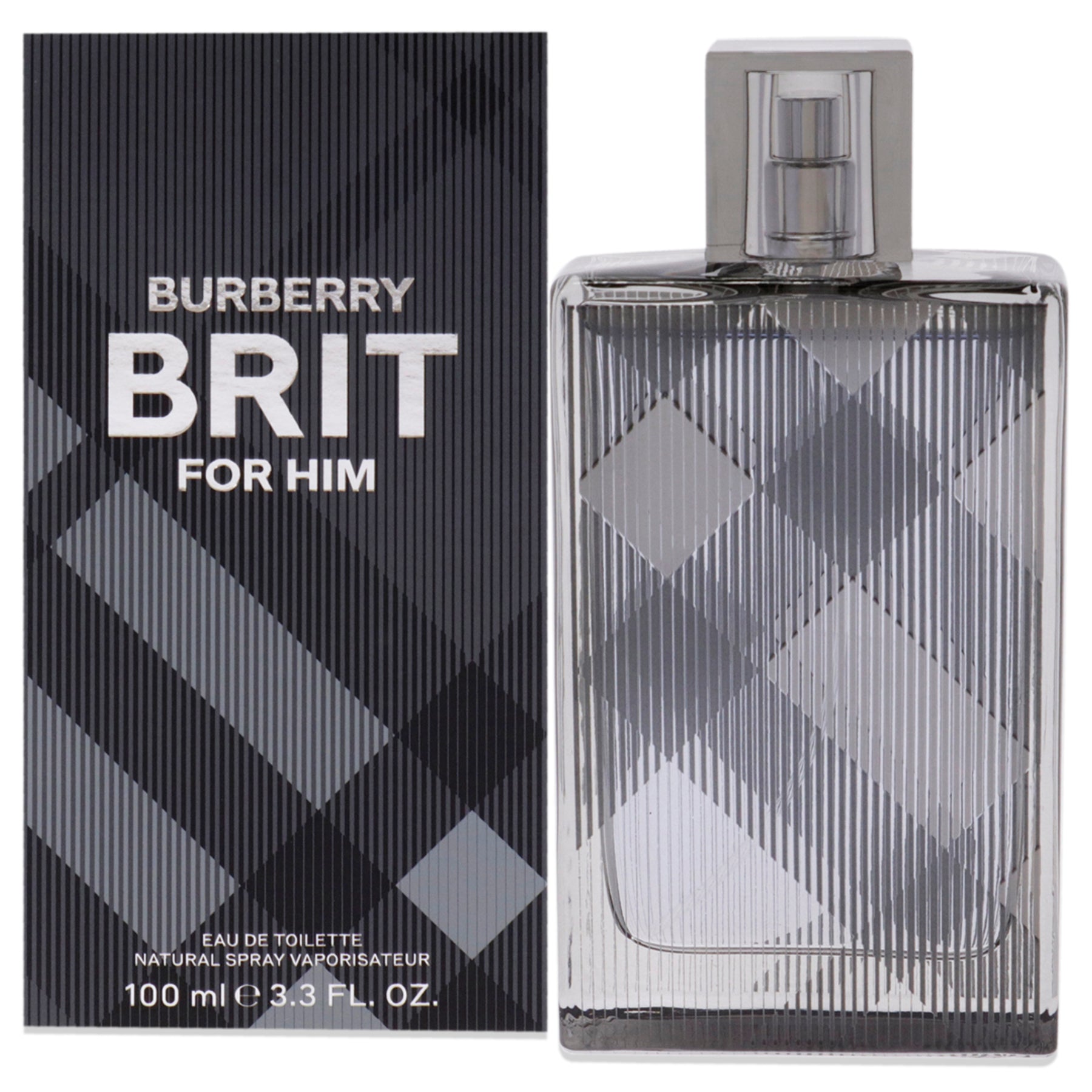 Burberry Brit Men Perfume Bottle & Packaging