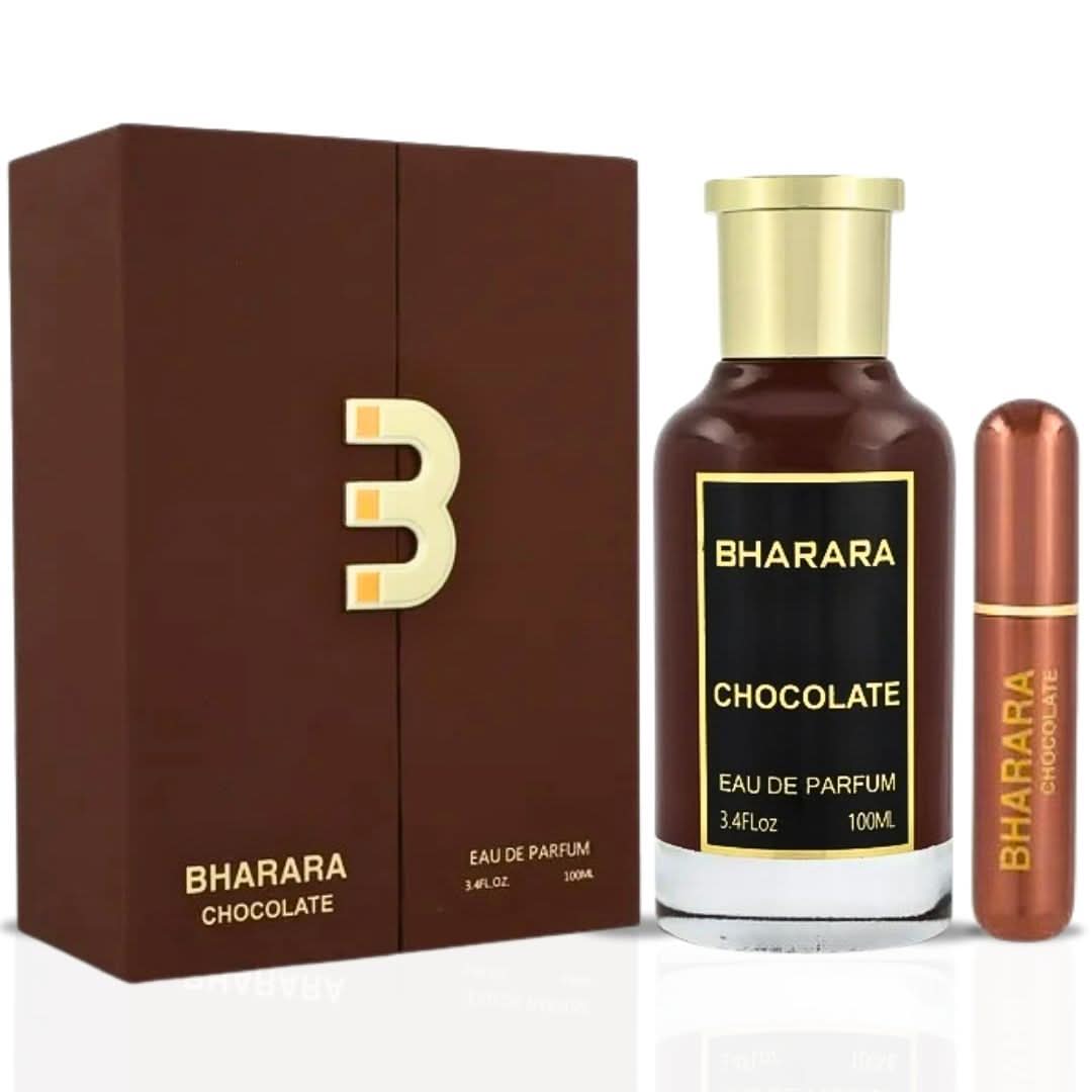 Bharara Chocolate Unisex Perfume Bottle & Packaging