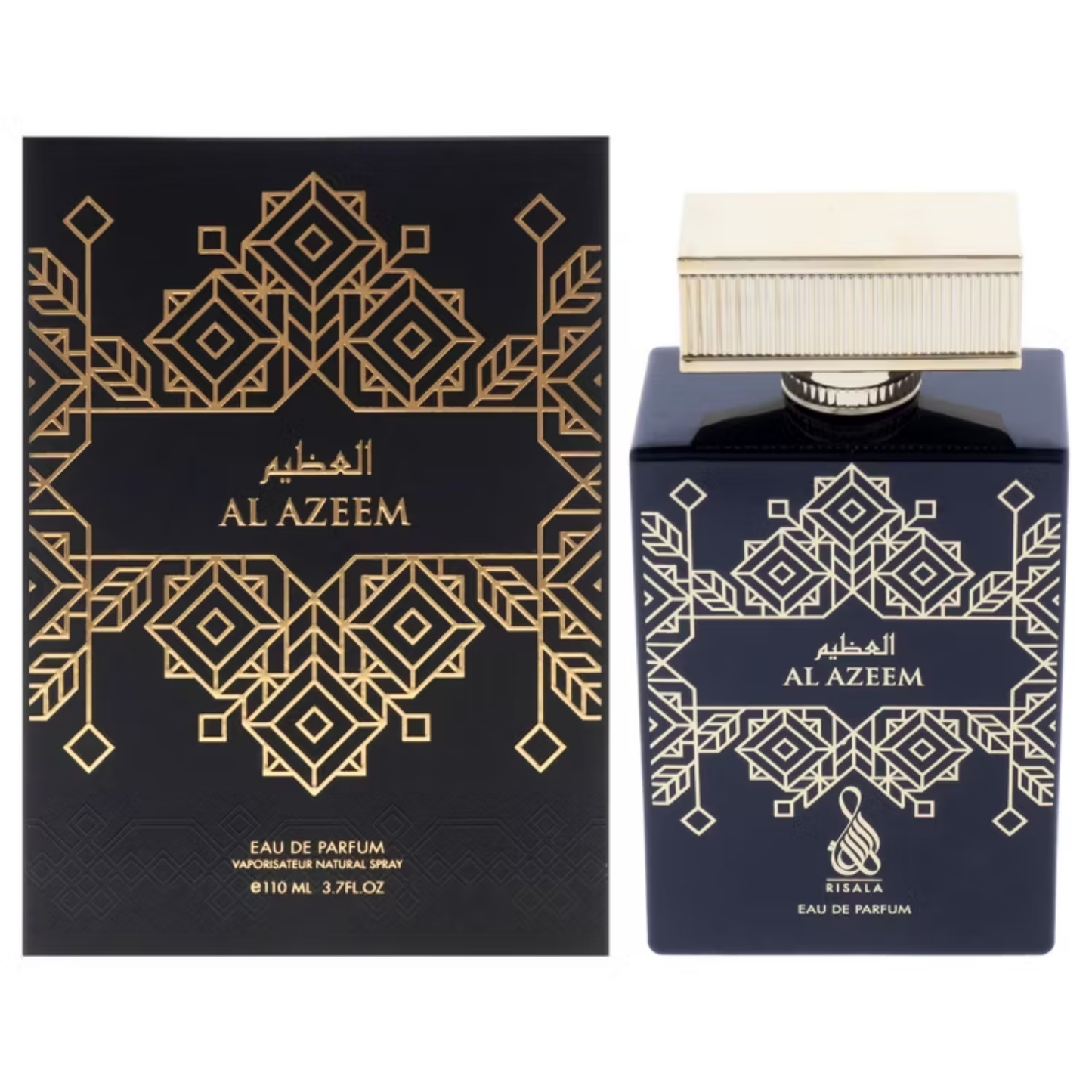Risala Al Azeem Men Perfume Bottle & Packaging