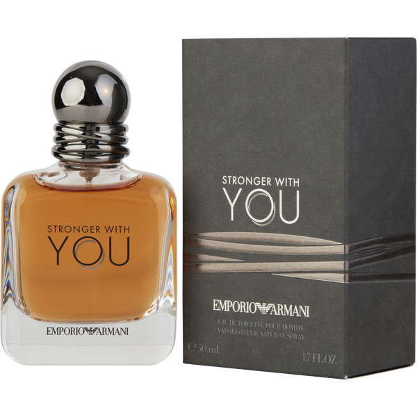 Armani Stronger With You Men Perfume Bottle & Packaging