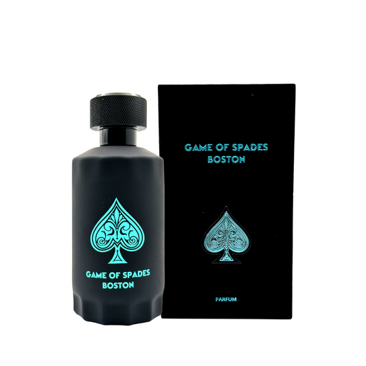 Game Of Spades Boston Unisex Perfume Bottle & Packaging