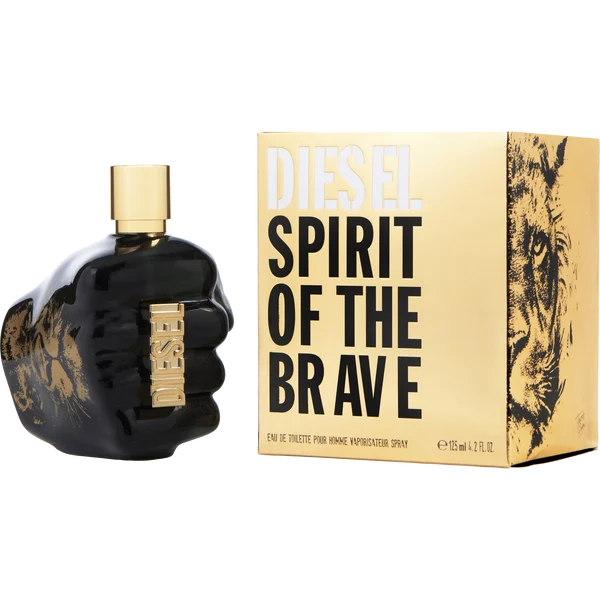 Diesel Spirit Of The Brave Men Perfume Bottle & Packaging