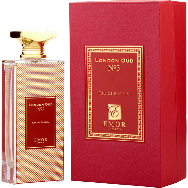 London Oud No 2 Red Orange Unisex Perfume Bottle & Packaging