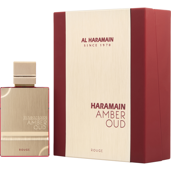 Al Haramain Rouge Oud Unisex Perfume Bottle & Packaging