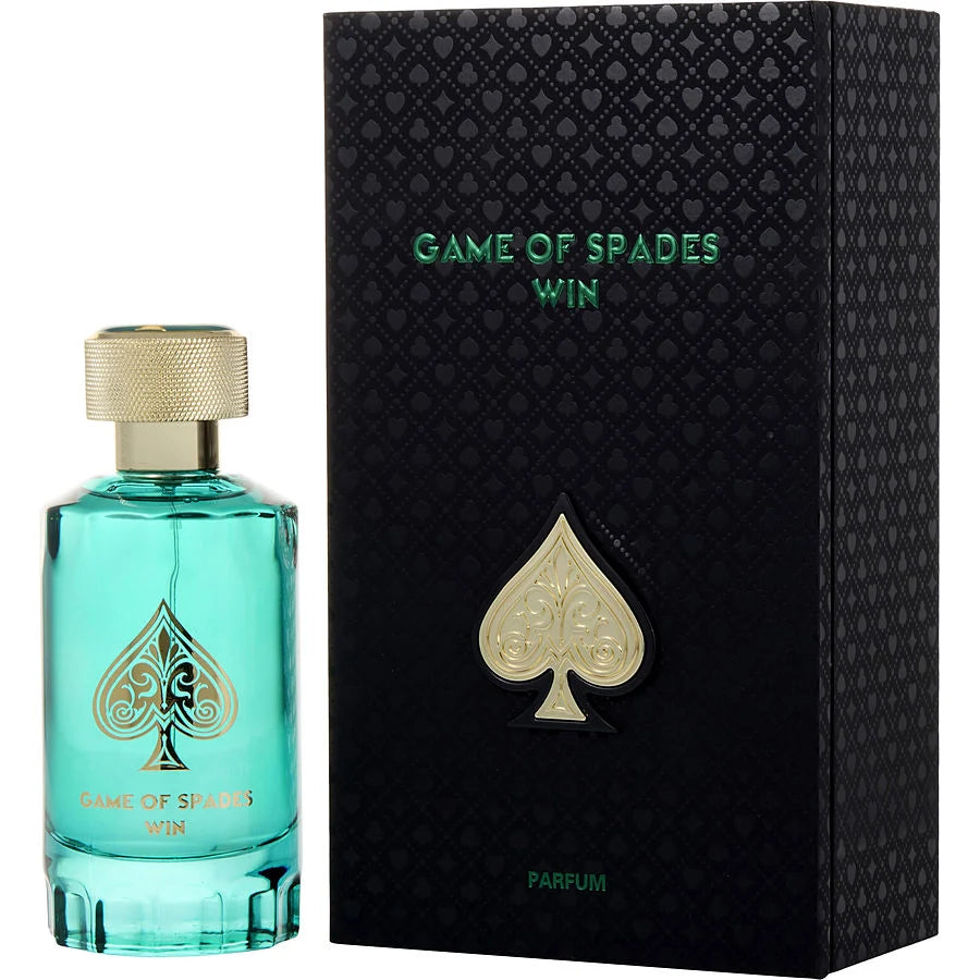 Game Of Spades Win Unisex Perfume Bottle & Packaging