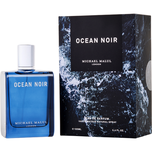 Michael Malul Ocean Noir Unisex Perfume Bottle & Packaging