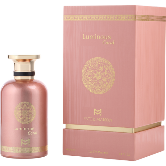 Patek Maison Luminous Coral Women Perfume Bottle & Packaging