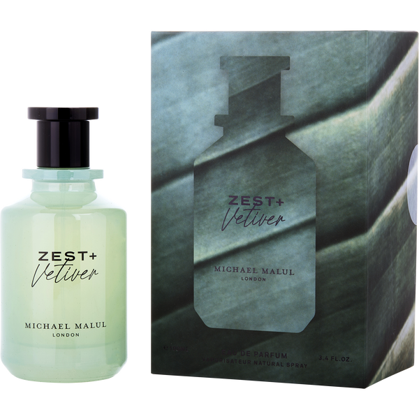 Michael Malul Zest Vetiver Unisex Perfume Bottle & Packaging