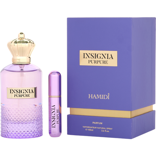 Hamidi Insignia Purpure Women Perfume Bottle & Packaging