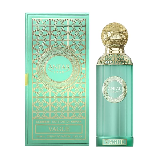 Anfar Vague Unisex Perfume Bottle & Packaging