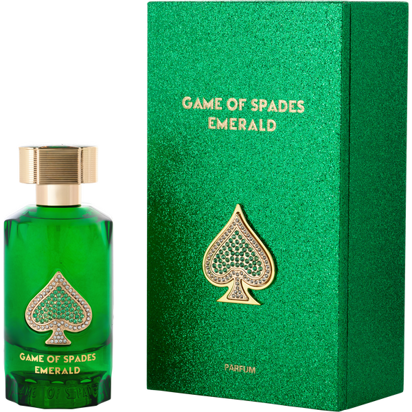Game Of Spades Emerland Unisex Perfume Bottle & Packaging