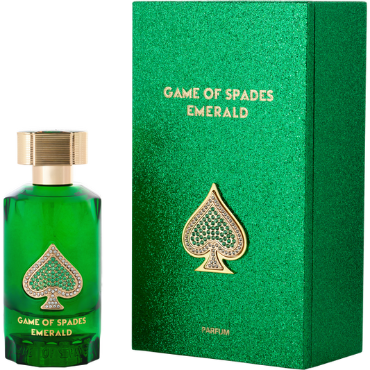 Game Of Spades Emerland Unisex Perfume Bottle & Packaging