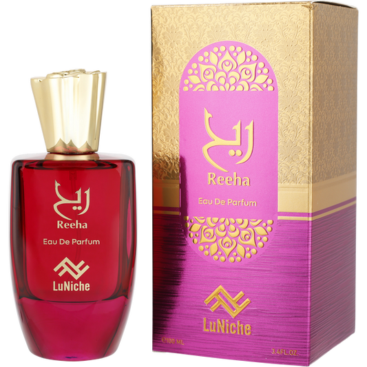Luniche Reeha Unisex Perfume Bottle & Packaging