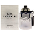 Coach New York Platinum Men Perfume Bottle & Packaging