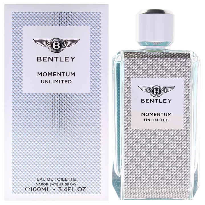 Bentley Momentum Unlimited Men Perfume Bottle & Packaging