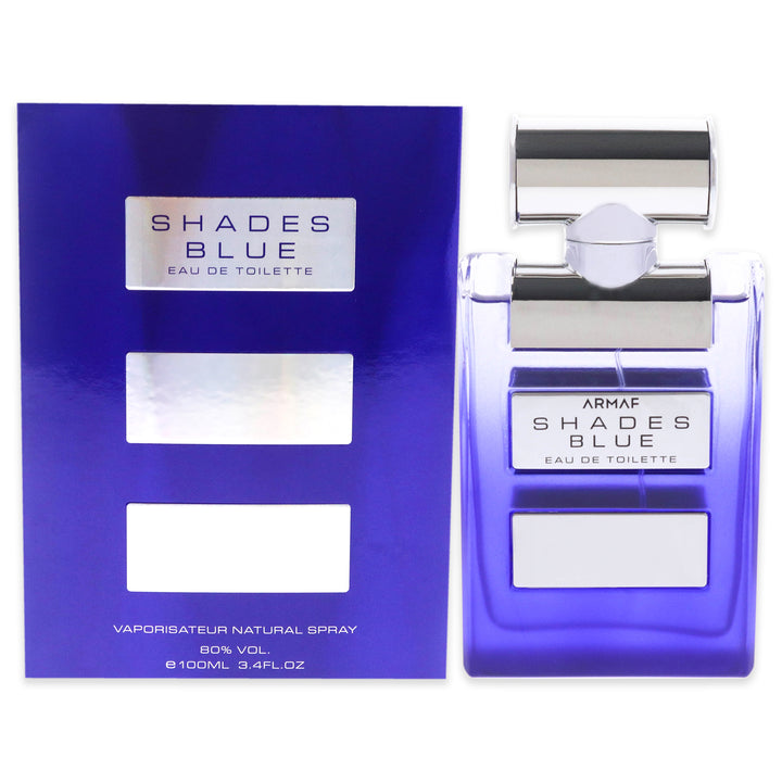 Armaf Shades Blue Men Perfume Bottle & Packaging
