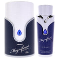 Armaf Magnificent Blue Men Perfume Bottle & Packaging