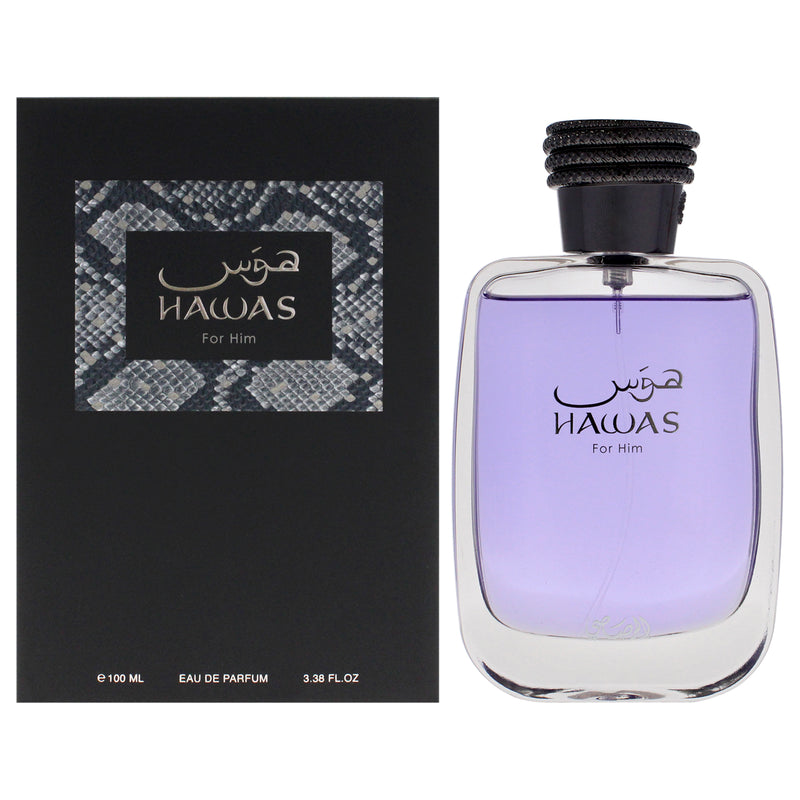 Rasasi Hawas Men Perfume Bottle & Packaging