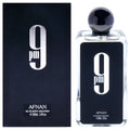 Afnan 9 Pm Black Unisex Perfume Bottle & Packaging
