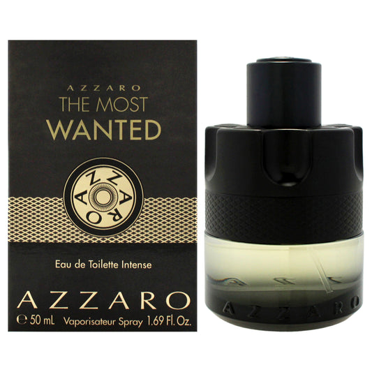 Azzaro Most Wanted Men Perfume Bottle & Packaging