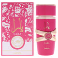 Lattafa Yara Candy Dark Pink Women Perfume Bottle & Packaging