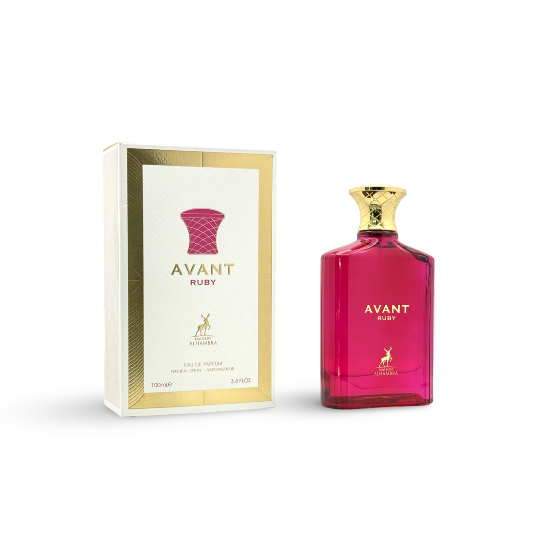 Maison Alhambra Avant Ruby Women Perfume Bottle & Packaging