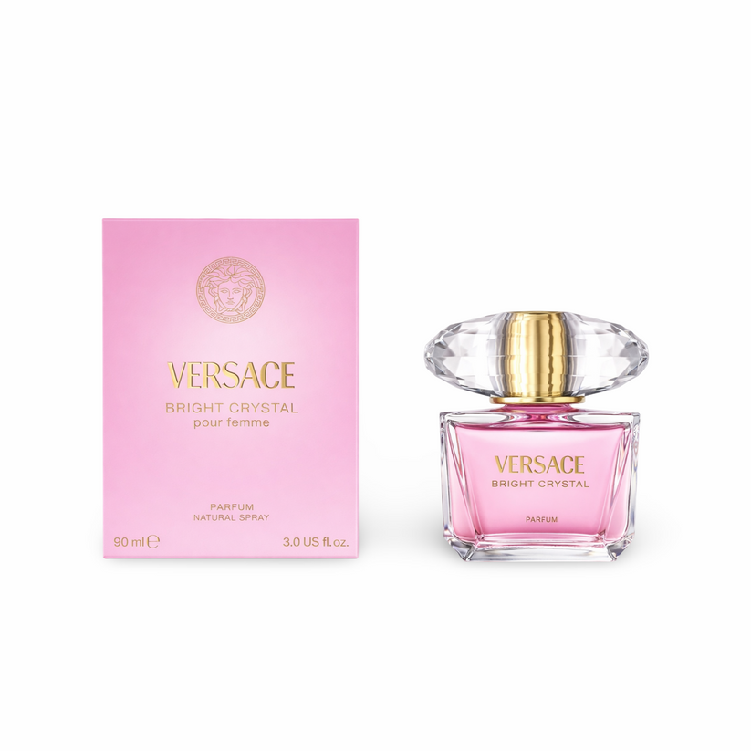 Versace Bright Crystal Women Perfume Bottle & Packaging