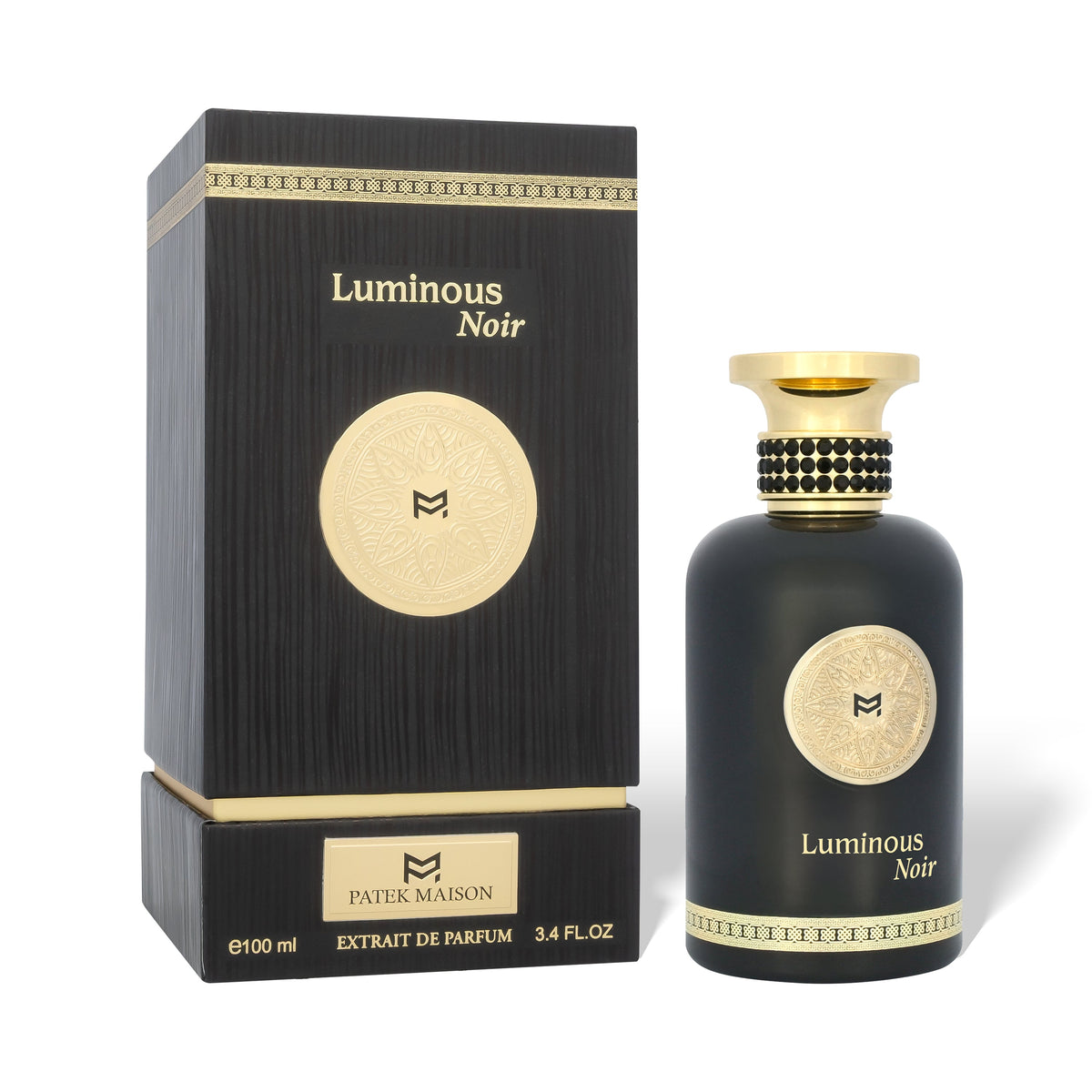 Patek Maison Luminous Noir Unisex Perfume Bottle & Packaging