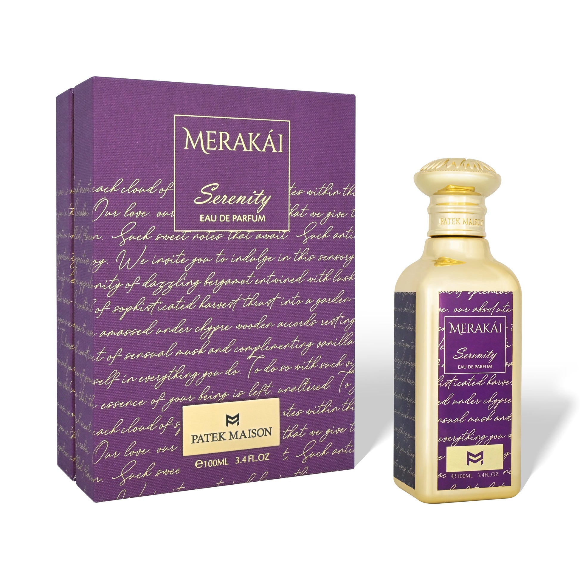 Patek Maison Merakai Serenity Unisex Perfume Bottle & Packaging