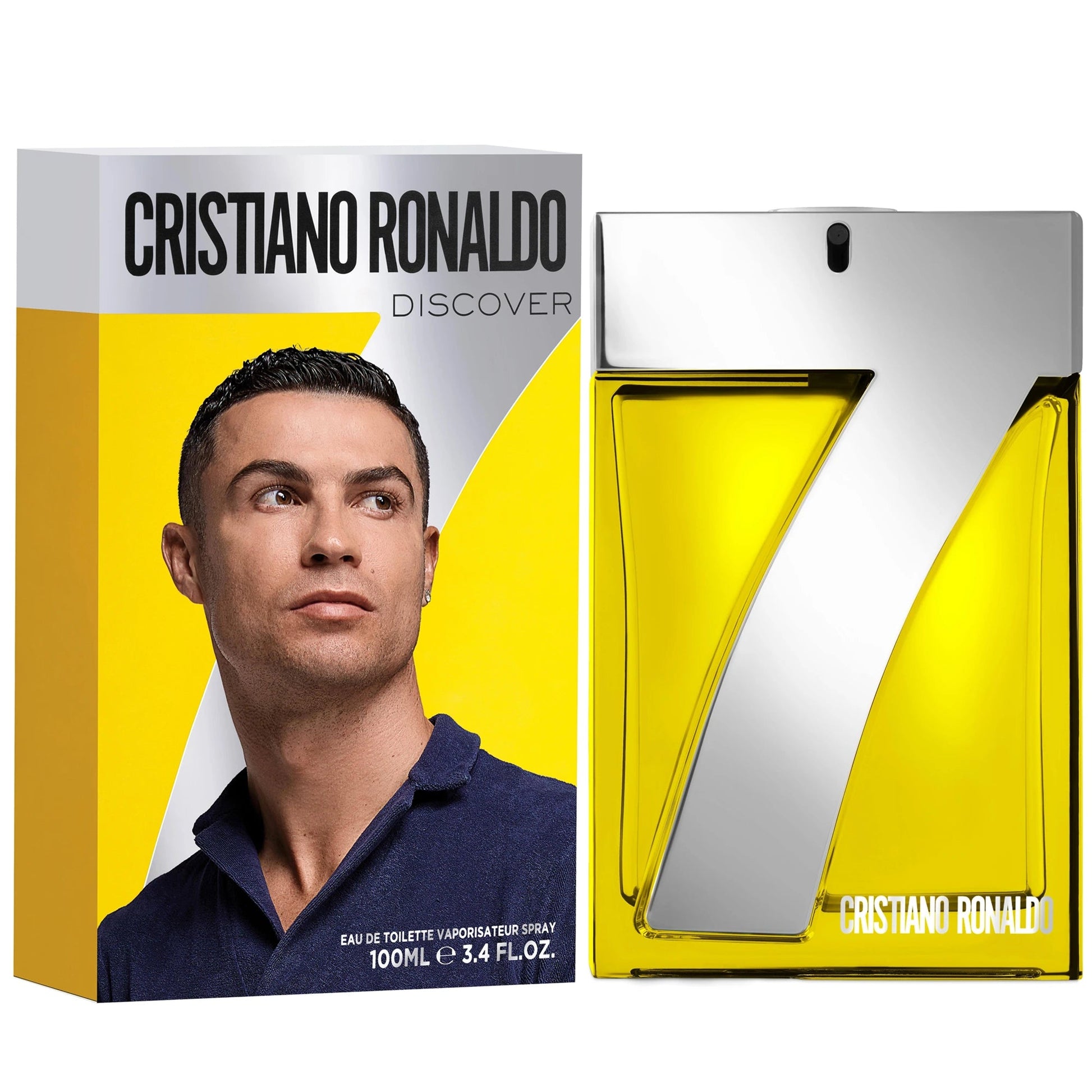 Cristiano Ronaldo Discover Men Perfume Bottle & Packaging