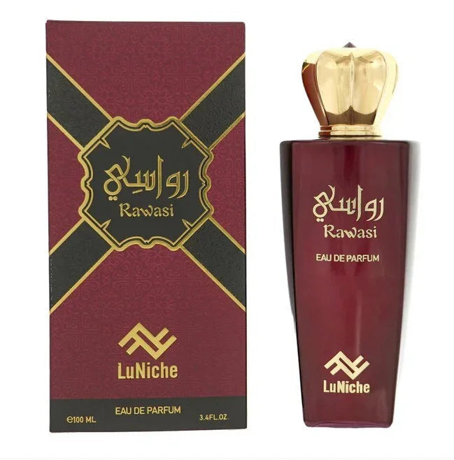 Luniche Rawasi Unisex Perfume Bottle & Packaging