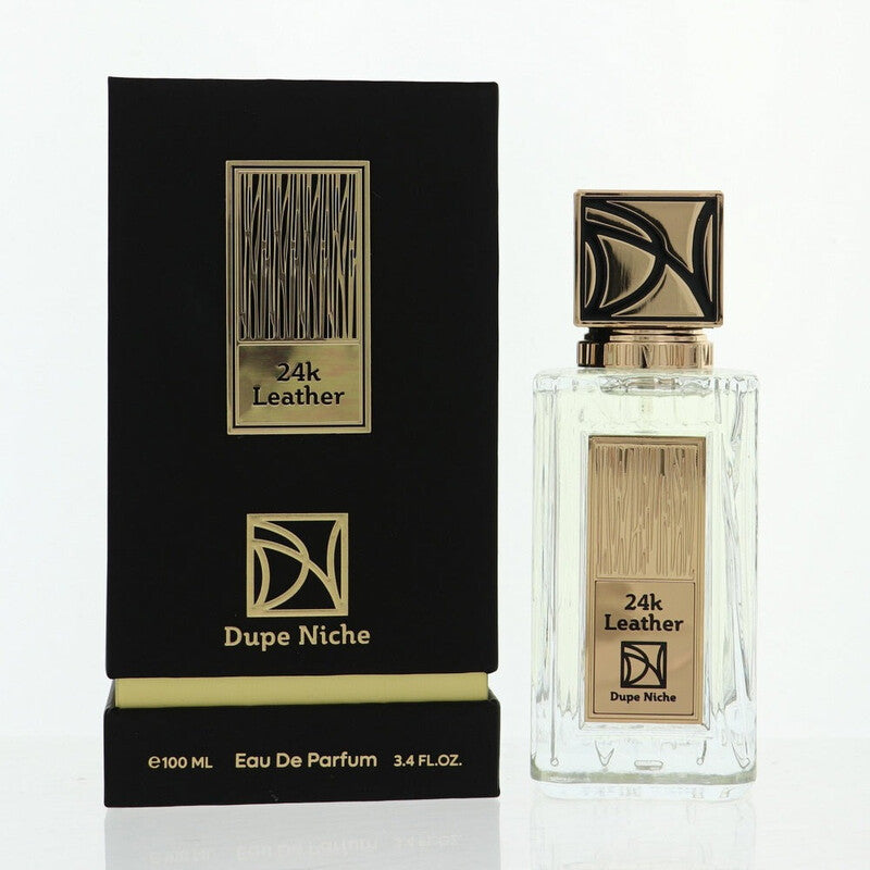 Dupe Niche 24K Leather Smells Like Paco Million Unisex Perfume Bottle & Packaging