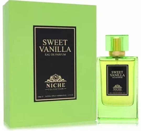 Khalis Sweet Vanilla Niche Collection Unisex Perfume Bottle & Packaging