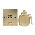 Coach New York Gold Women Perfume Bottle & Packaging