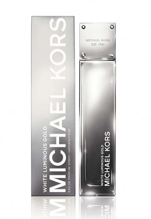 Michael Kors White Luminous Gold Women Perfume Bottle & Packaging