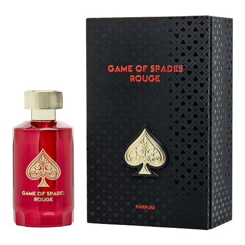 Game Of Spades Rouge Unisex Perfume Bottle & Packaging