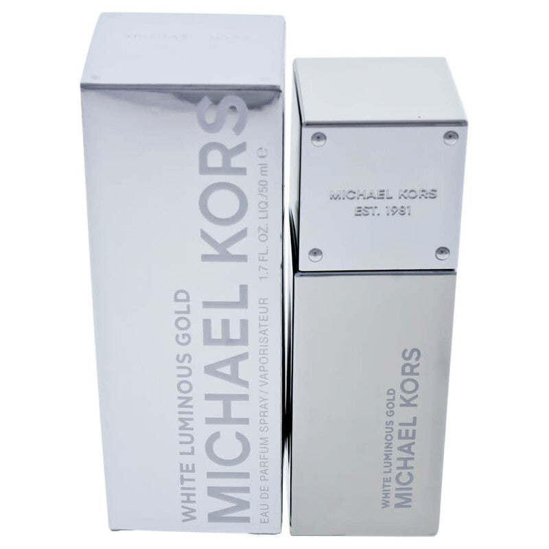 Michael Kors White Luminous Gold Women Perfume Bottle & Packaging
